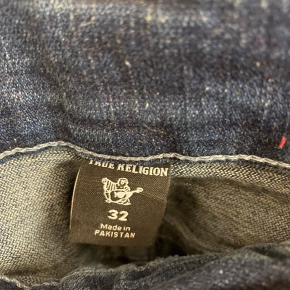 True Religion Size 32 FREE SHIPPING Relaxed Mid Rise No Flap - Picture 2 of 5